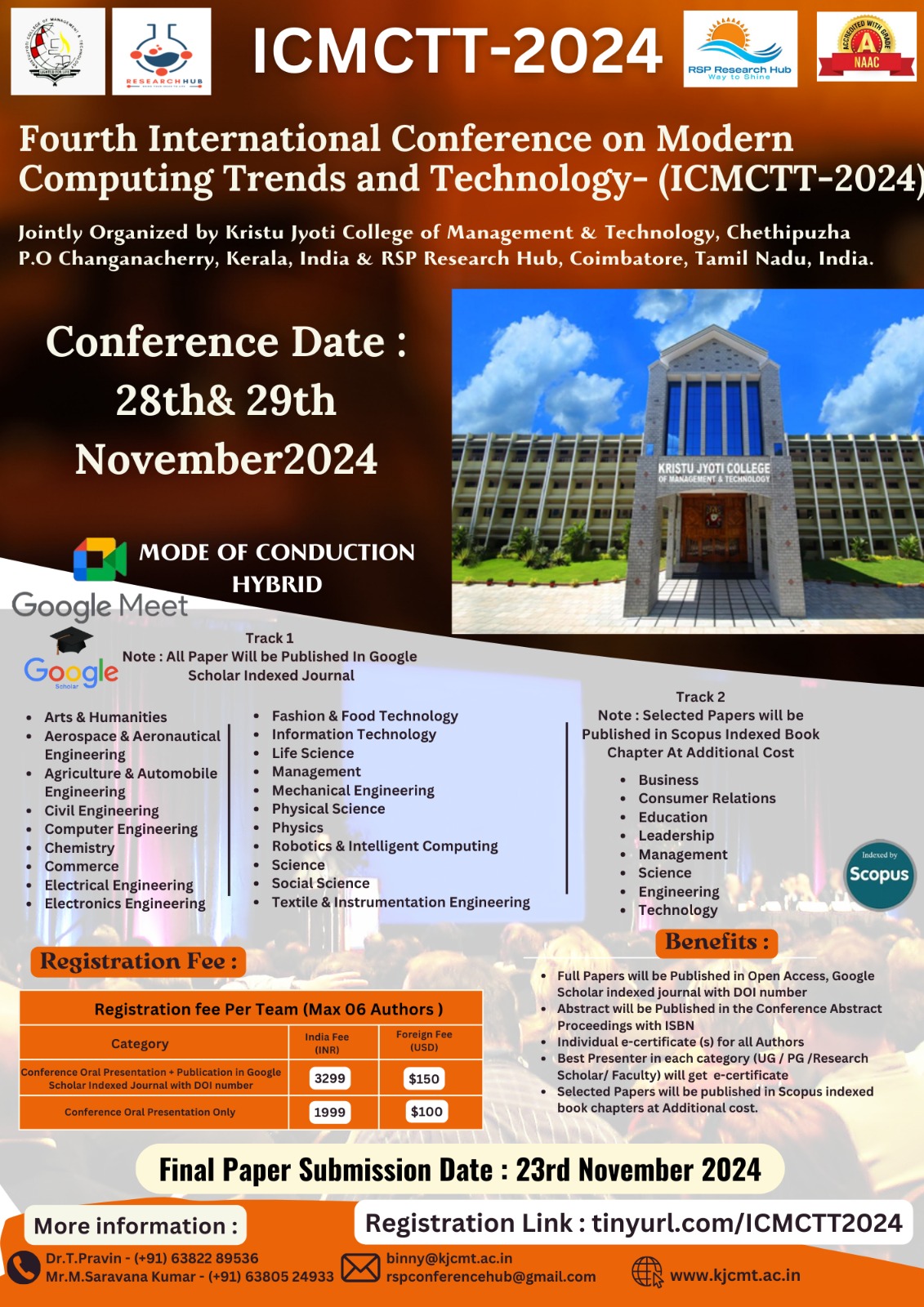 Fourth International Conference on Modern Computing Trends and Technology ICMCTT-IV 2024